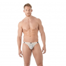 String Suspender in weiß von Gregg Homme