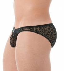 Slip (Briefs) Rococo in schwarz von Gregg Homme