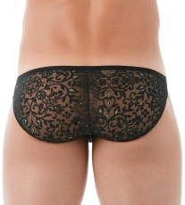 Slip (Briefs) Rococo in schwarz von Gregg Homme