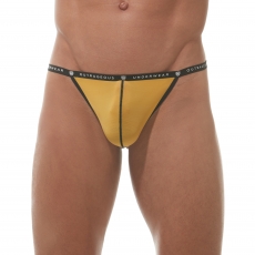 Pouch G-String Bubble G'Homme in gelb von Gregg Homme