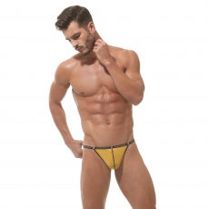 Pouch G-String Bubble GHomme in gelb von Gregg Homme