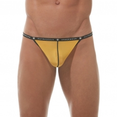 Pouch G-String mit Cockring Bubble GHomme in yellow von Gregg Homme