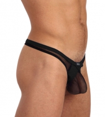 String (Thong) X-Rated Maximiser in schwarz von Gregg Homme