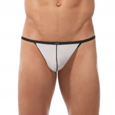 Pouch G-String mit Cockring Torridz in weiß von Gregg Homme