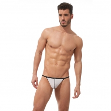 Pouch G-String mit Cockring Torridz in weiß von Gregg Homme