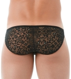 Slip (Briefs) Rococo in schwarz von Gregg Homme Slip (Briefs) Rococo in schwarz von Gregg Homme
