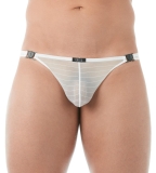 String Suspender in weiß von Gregg Homme